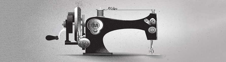 Sewing Kit Illustration