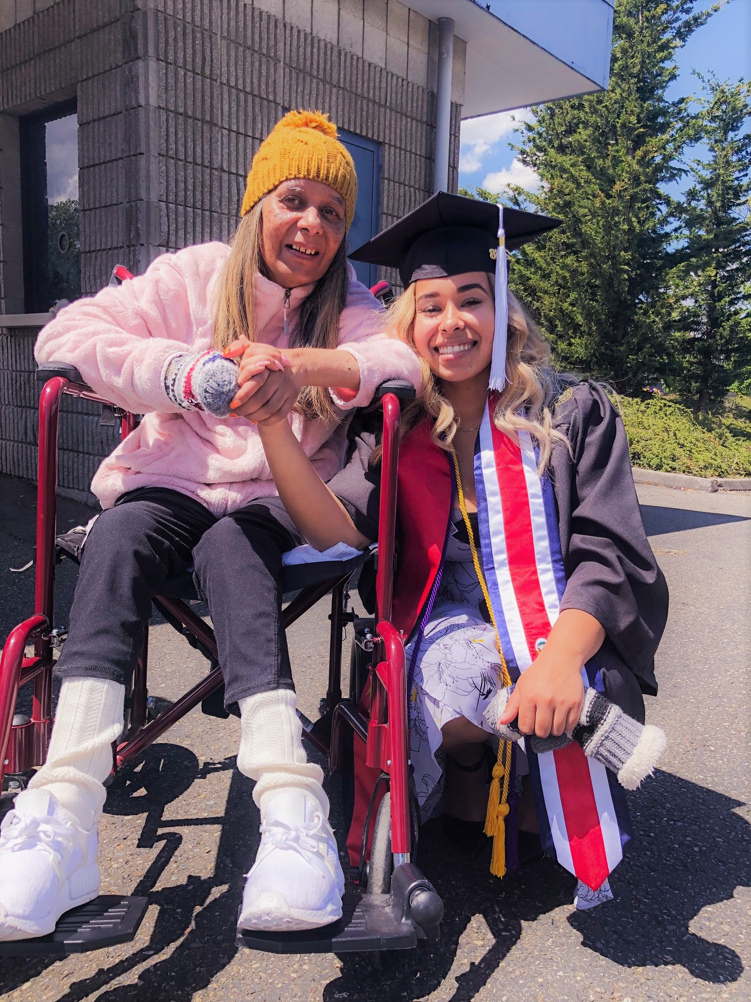 Mom and I at Graduation